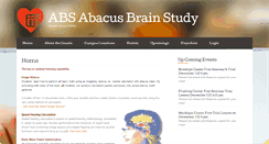Desktop Screenshot of absabacusbrainstudy.com